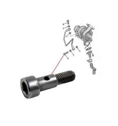 Turbo - Vis de raccord de turbo pour Citroën Peugeot 1.6 Hdi (long) 037660