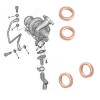 4 Joints de bouchon de turbo Citroen Peugeot 1.4 - 1.6 Hdi Autre