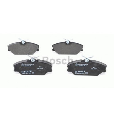 Plaquettes de frein - Plaquettes de frein avant pour Renault Clio 2 Laguna 1 Mégane Scénic Bosch 0986424533