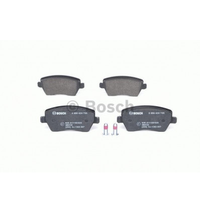 Plaquettes de frein avant Dacia Logan Nissan Micra Renault Clio 3 Modus Bosch Plaquettes de frein