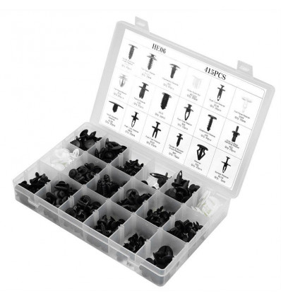 Coffret de Clips panneau de porte, pare chocs Bmw Ford Honda Nissan Fixation de pare-choc