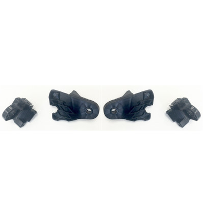 Pate de fixation - 2 Kits réparation patte de fixation optique phare pour Mercedes Classe C W205 4831+4832