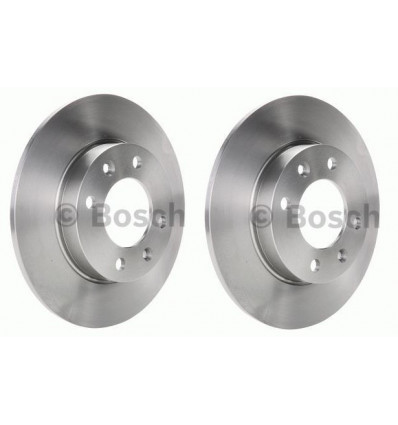 Disques de frein - Disques de frein arrière pour Citroën Berlingo C2 C4 Xsara Picasso Peugeot 307 Partner Bosch 0986478608