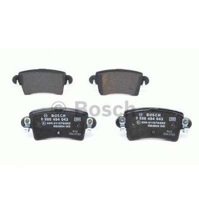 Plaquettes de frein arriere Nissan Interstar Opel Movano Renault Master 2 Bosch 