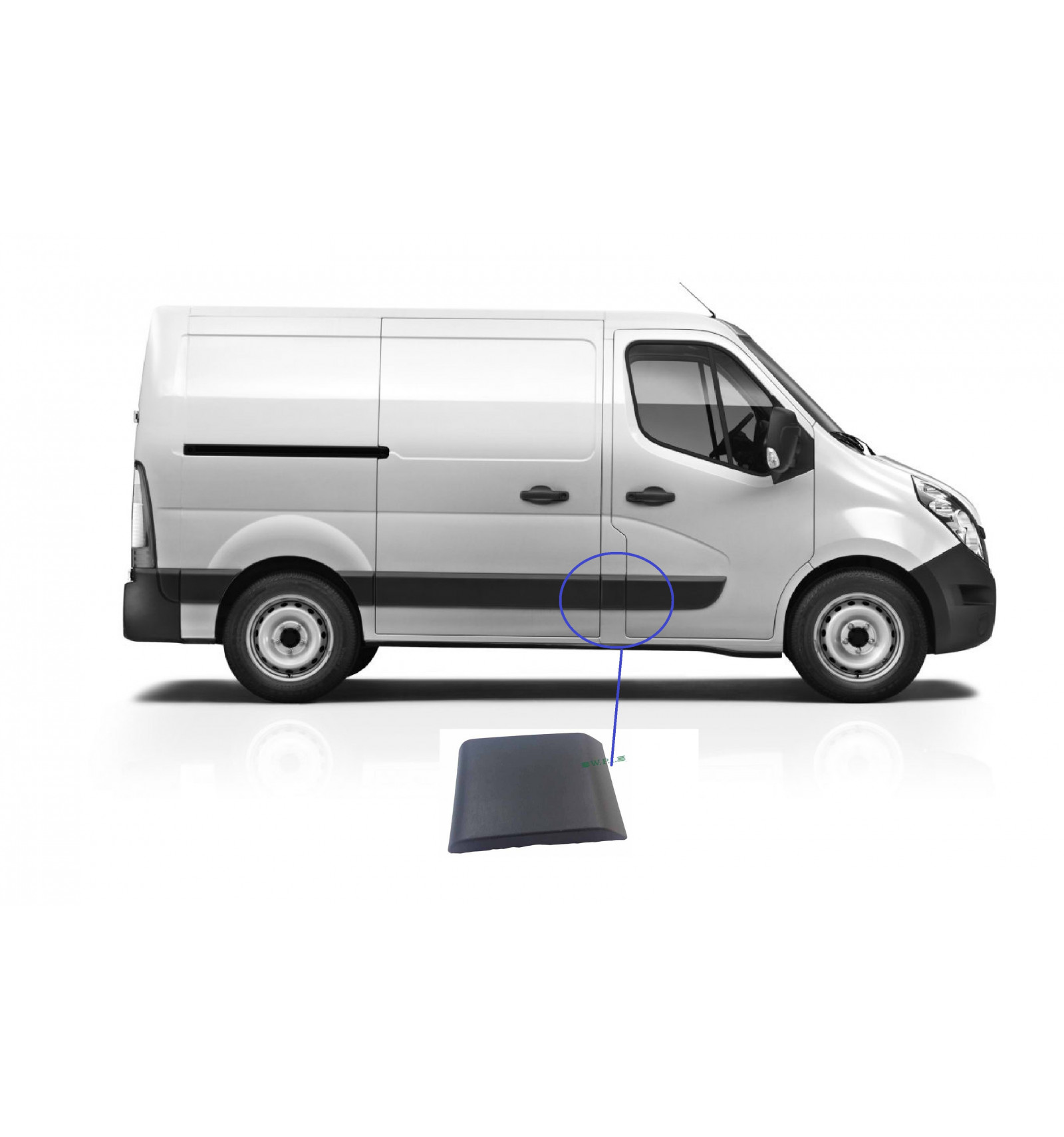 Baguette de protection pour Nissan Interstar Opel Movano Renault Master -  Origine Pièces Auto