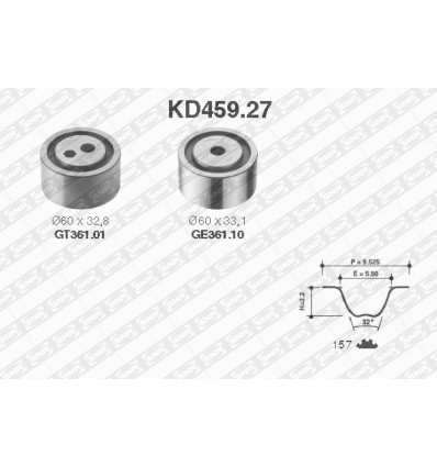 Distribution - Kit distribution pour Rover 200 800 KD459.27
