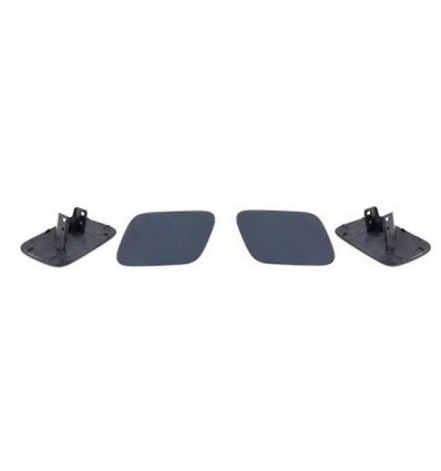 Cache de lave phare - 2 x Caches lave phare pare choc avant pour Audi A4 après 2004 EDSAU016+ EDSAU017