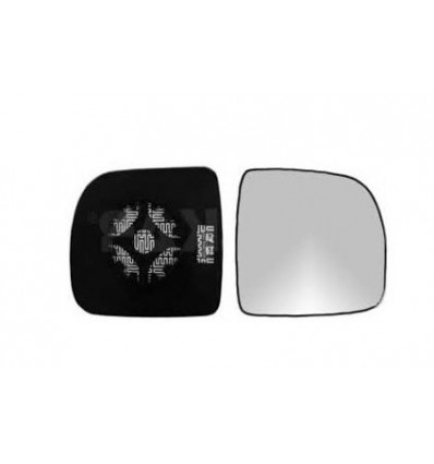 Verre de rétroviseur - Glace de rétroviseur avec support droite pour Renault Kangoo - Kangoo Express VSP205
