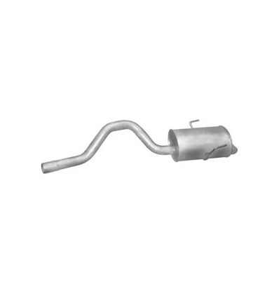Silencieux - Silencieux arrière avec colier pour Renault Espace 3 424178 + 748060
