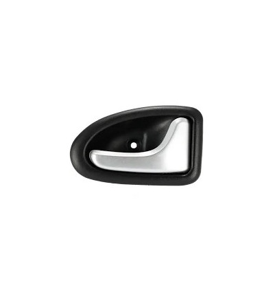 Poignée de porte intérieure noire pour Renault Clio 2 1998 - 2007 côté  gauche