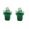Ampoules LED B8.5d Creuse Verte 12V tableau de bord / feux de signalisation