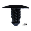 Agrafe de panneau - 10 Clips de fixation joint pour Renault Mégane VCF228*10