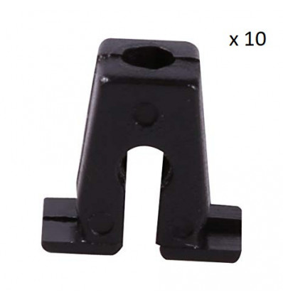 Agrafe de panneau - 10 Clips de fixation pour Audi Volkswagen VCF1841 *10