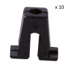 10 Clips de fixation Audi Vw