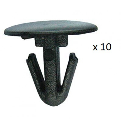 Agrafe de panneau - 10 Clips de fixation joint de porte pour Citroën Fiat Lancia Peugeot VCF410 *10