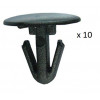 Agrafe de panneau - 10 Clips de fixation joint de porte pour Citroën Fiat Lancia Peugeot VCF410 *10