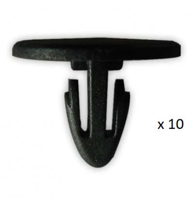 Agrafe de panneau - 10 Clips de fixation capot pour Renault Clio 1 Laguna Mégane R19 R25 Safrane Trafic VCF28 *10