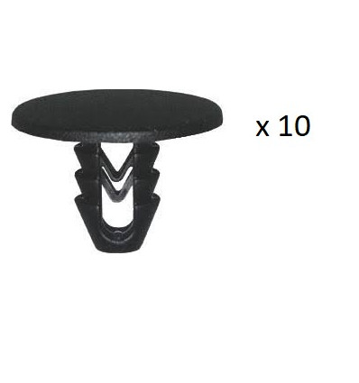 10 Clips de fixation panneau de porte Fiat