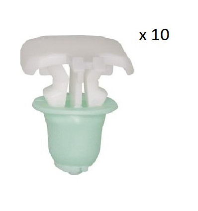 Agrafe de panneau - 10 Clips de fixation pour Volkswagen Passat VCF1800 *10