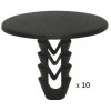 10 Clips de fixation garniture de toit Fiat Iveco