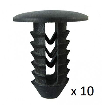 Fixation de pare-choc - 10 Clips de fixation pare choc pour Fiat VCF16 *10