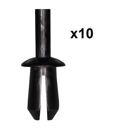 Agrafe de panneau - 10 Clips de fixation pour Volkswagen VCF2397 *10