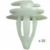 Agrafe de panneau - 10 Clips de fixation panneau de porte pour BMW VCF2619 *10