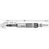 Bougie de préchauffage - 4 Bougies de préchauffage pour Opel Renault Clio Mégane Scénic Laguna Kangoo Trafic Master 1.5 1.9 2...