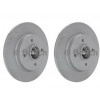 Disques de frein - Disques de frein arrière avec roulements pour Citroën Berlingo C4 DS5 Peugeot 308 3008 5008 Partner 098647...