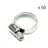 Collier de serrage - Boite de 50 Colliers de serrage durite diamètre 8-12 CO908012 *50