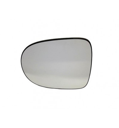 Verre de rétroviseur - Glace de rétroviseur avec support gauche pour Renault Clio 3 Modus Twingo 2 6064542E