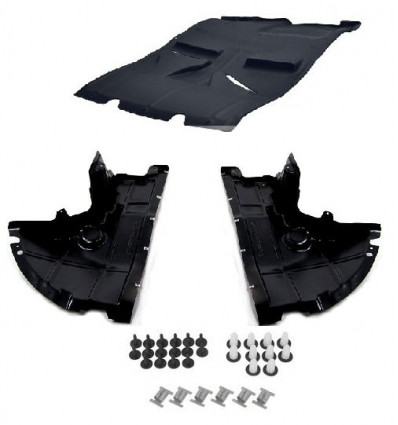 Cache sous moteur - Cache de protection sous moteur avec fixations pour Citroën Jumper Fiat Ducato Peugeot Boxer 3 BF-150717+...