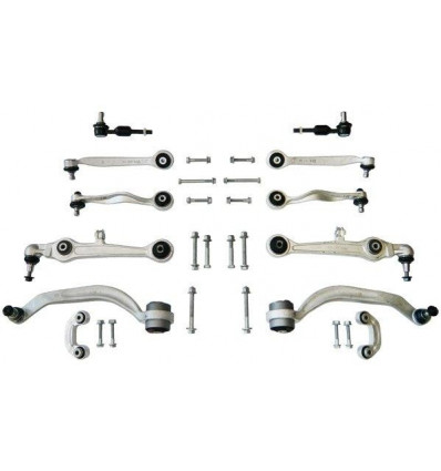Triangle de suspension - Kit bras de suspension avec rotules avant pour Audi A4 A6 Škoda Superb Volkswagen Passat BF-29001