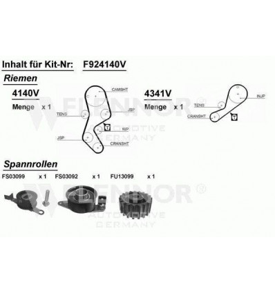 kit distribution ford mondeo 1.8 TD Turbo Diesel