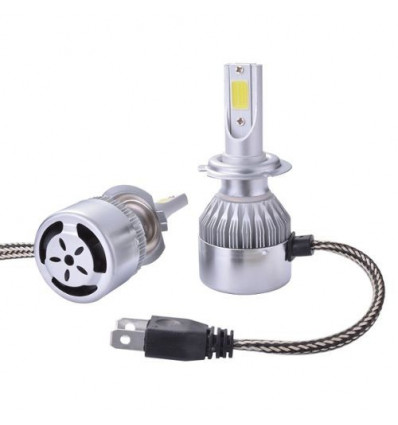 KIT Phare LED Ampoule H7 G1 30W 6000K Eclairage feu diurne