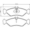 Plaquettes de frein arriere Mercedes-Benz Sprinter Volkswagen LT 28-35 28-46 Freinage