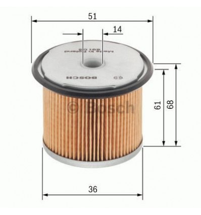 Filtre à carburant - FILTRE CARBURANT 1457429230