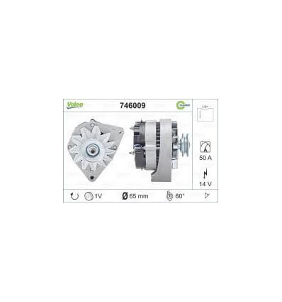 Alternateur - Alternateur Valéo pour Citroën Ax 746009