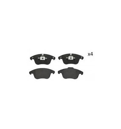 Plaquettes de freins avants Citroen C4 Eicher Plaquettes de frein
