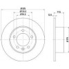 Disques de frein - Jeu de Disque ar pour Renault Master de 06/10 MDC2241