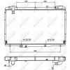 Radiateur moteur - Radiateur d'eau pour Renault Espace III 54750