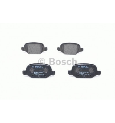 Plaquettes de frein - Jeu de plaquettes de frein arrière pour Fiat Panda Punto Lancia Ypsilon 0986424756