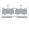 Jeu de 4 plaquettes de frein Renault Seat VW Plaquettes de frein