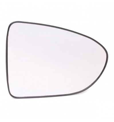 Glace de rétroviseur chauffante avec support coté droit pour Nissan Qashqai Verre de rétroviseur