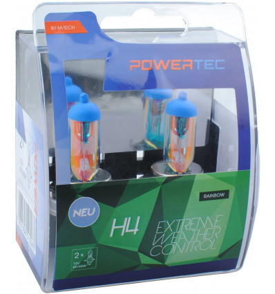 Coffret de 2 ampoules H4 12V 55W extreme weather control Eclairage feu diurne