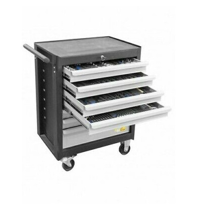 Servante mobile 6 tiroirs complete avec outils