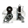 Galet tendeur de courroie d'accessoire Audi Seat Skoda VW Galets tendeur