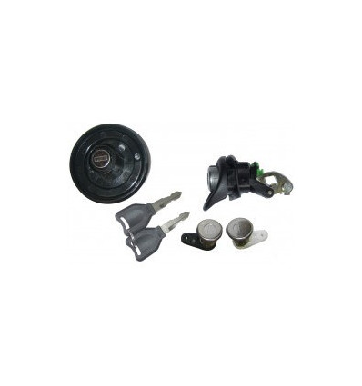 Serrure de porte - Kit Serrure Portes Coffre Bouchon Réservoir pour Renault Twingo BF-92029