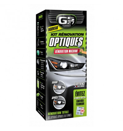 Rénovateur - Kit de rénovation des optiques de phare et carrosserie GS27 CL162000