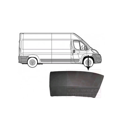 Baguette de protection latérale - Baguette de protection avant droite Jumper Ducato pour Peugeot Boxer M1326